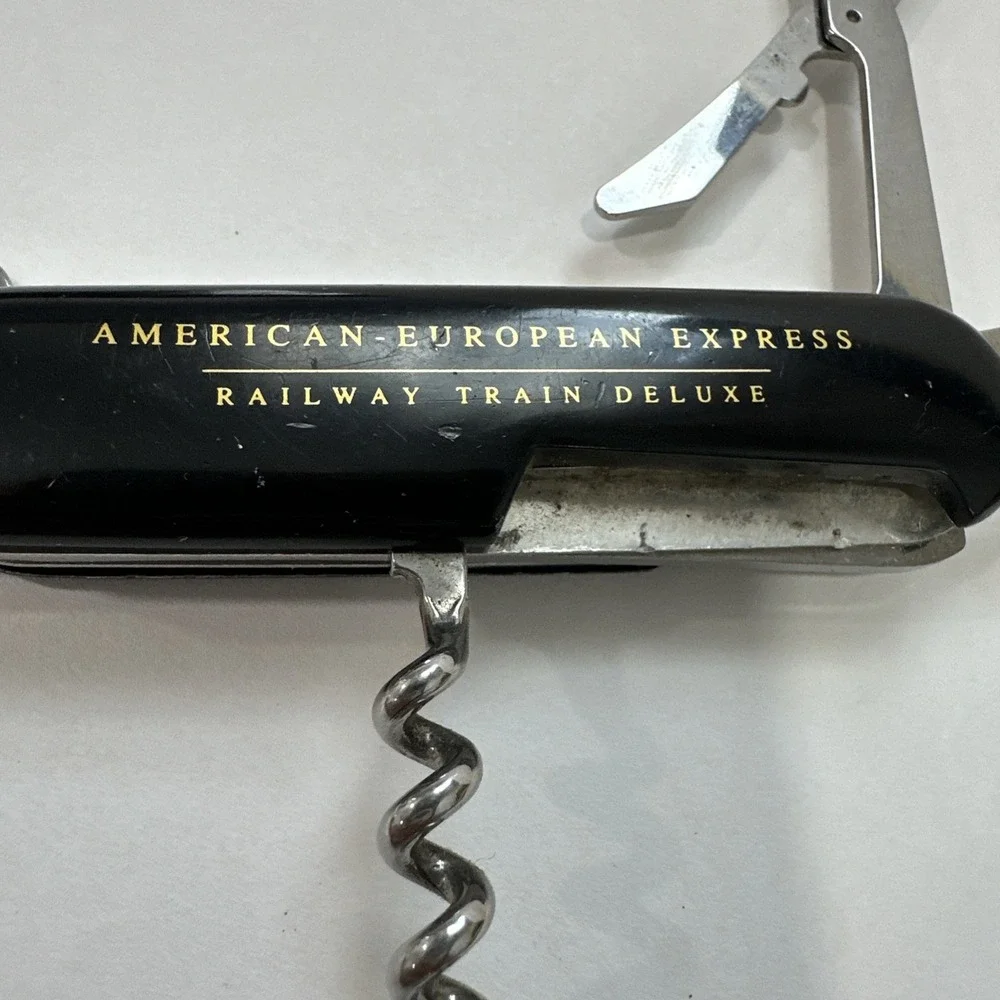 Vintage Wenger Swiss Army Multi Tool American European Express Railway Knife